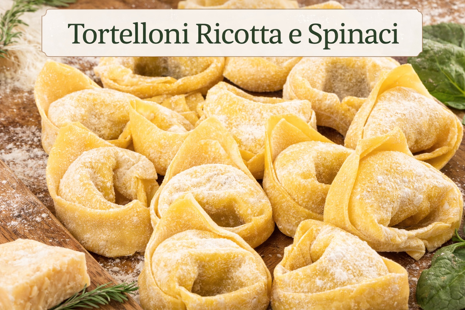 Tortelloni Ricotta e Spinaci – 250 g